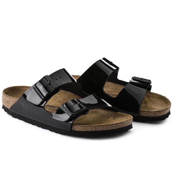 Birkenstock Arizona Women’s Black Double Buckle Sandals Size EU 39 Size 8.5 - Picture 2 of 10